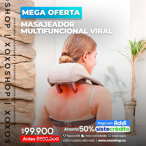 Masajeador cervical  multifuncional viral